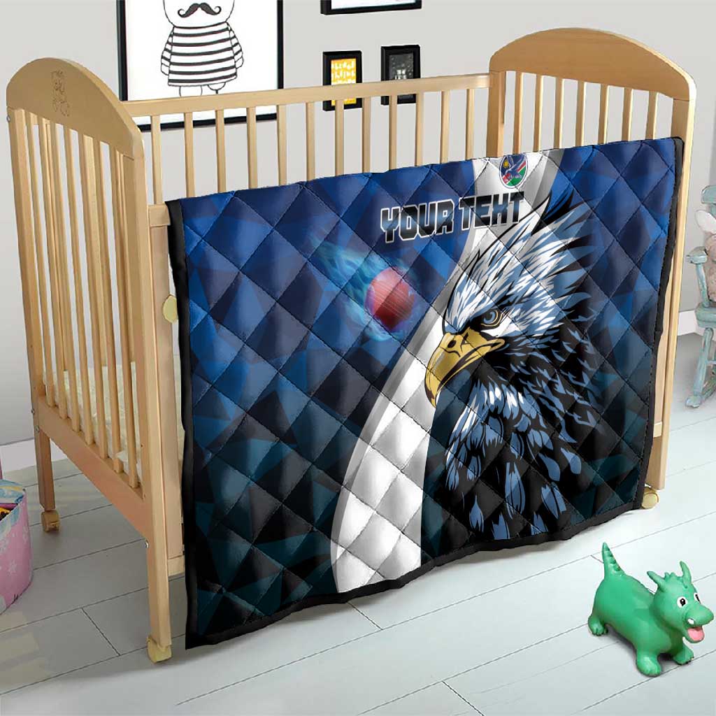 Custom Afro Namibia Cricket Quilt Go Eagles LT15