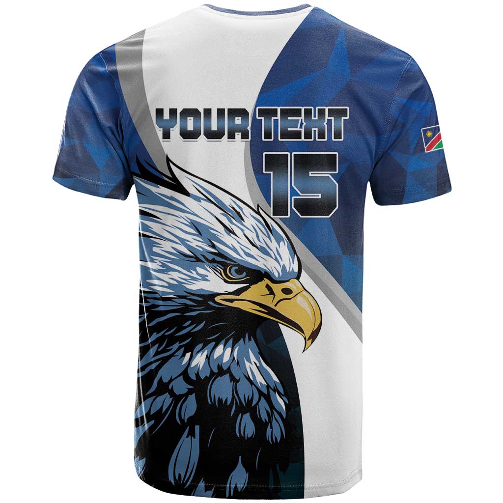 Custom Afro Namibia Cricket T shirt Go Eagles LT15