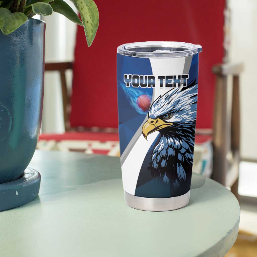 Custom Afro Namibia Cricket Tumbler Cup Go Eagles LT15