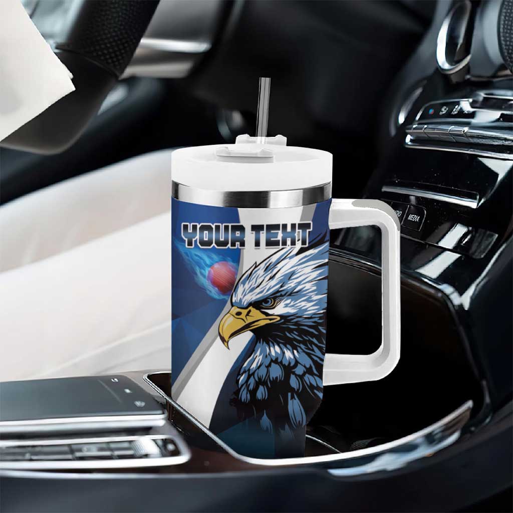 Custom Afro Namibia Cricket Tumbler With Handle Go Eagles LT15