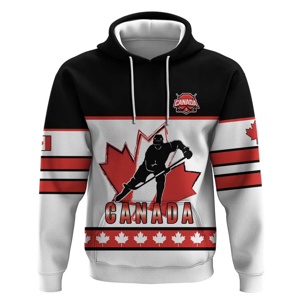 Custom Canada Ice Hockey Hoodie Go Team Canada LT15