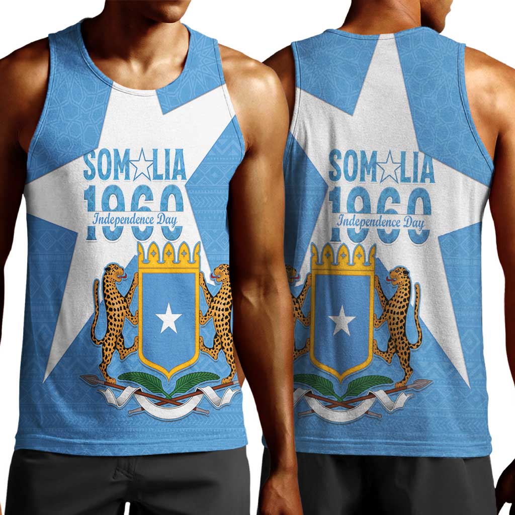 Personalized Somalis Independence Day Men Tank Top Soomaaliya Arise Somalis! LT15