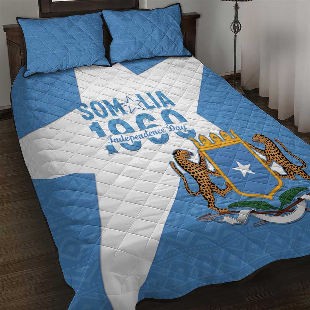 Personalized Somalis Independence Day Quilt Bed Set Soomaaliya Arise Somalis! LT15