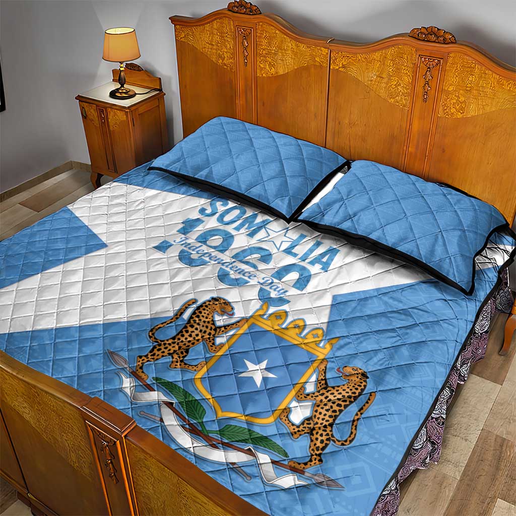 Personalized Somalis Independence Day Quilt Bed Set Soomaaliya Arise Somalis! LT15