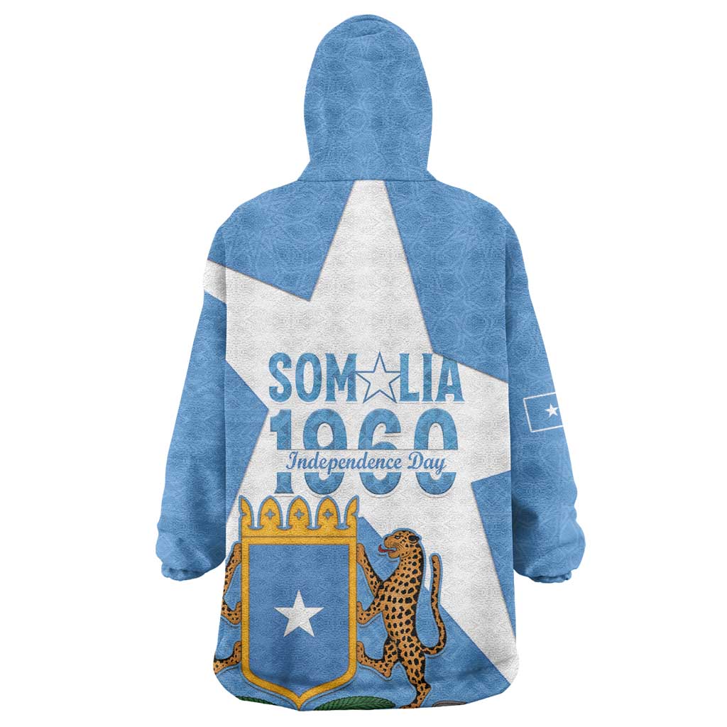 Personalized Somalis Independence Day Wearable Blanket Hoodie Soomaaliya Arise Somalis! LT15