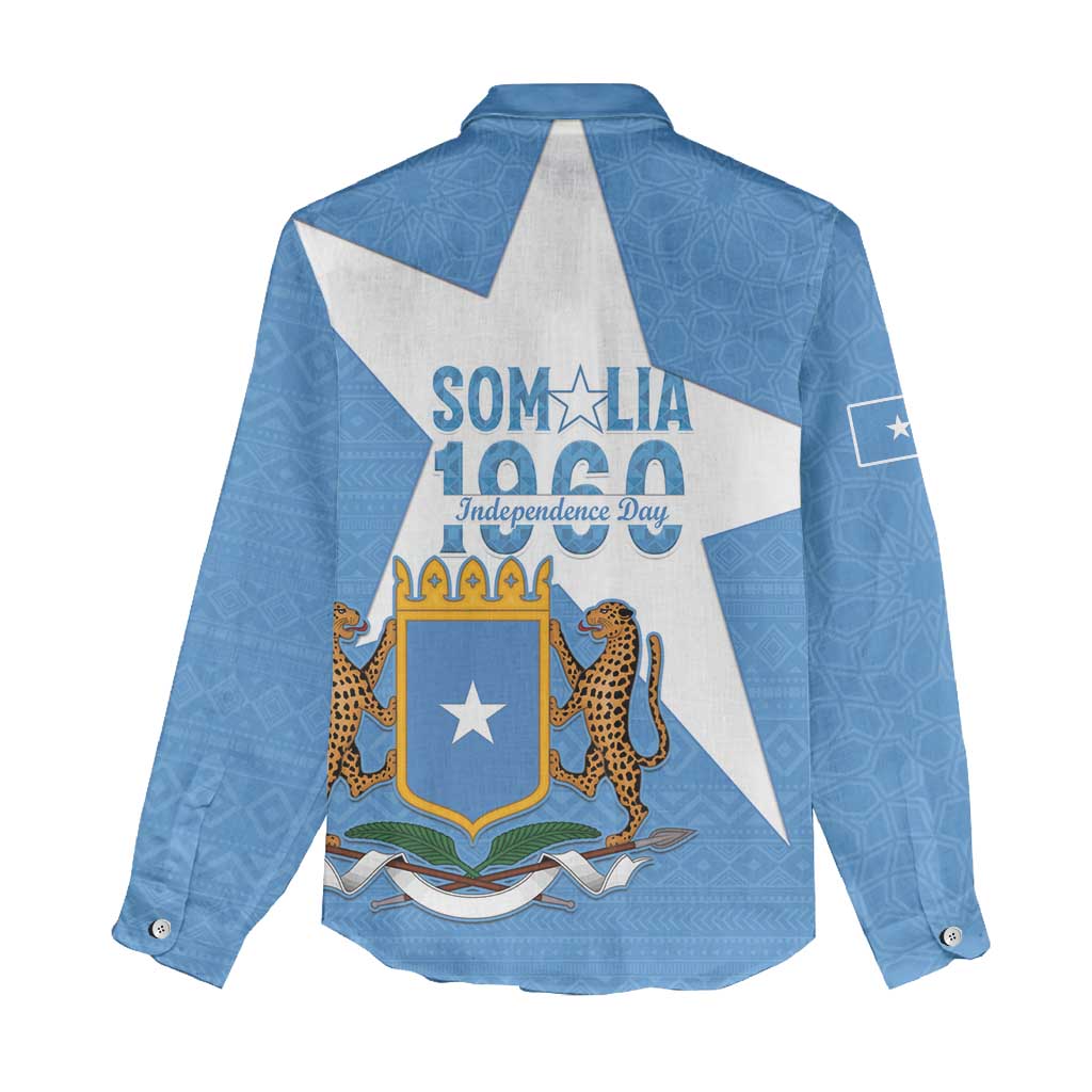 Personalized Somalis Independence Day Women Casual Shirt Soomaaliya Arise Somalis! LT15