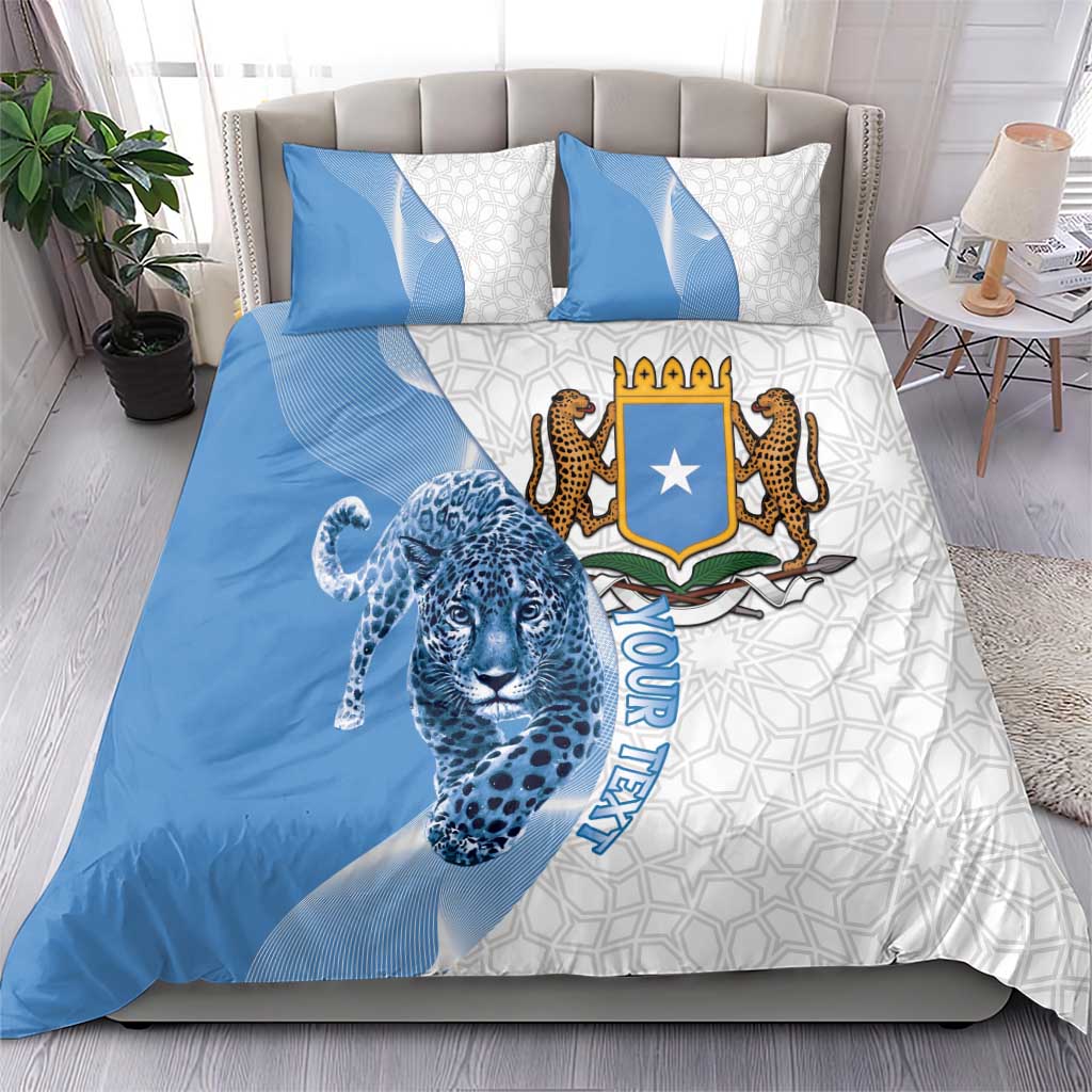 Coat of arms of Soomaaliya Bedding Set Leopard Skin mix Islamic Pattern LT15