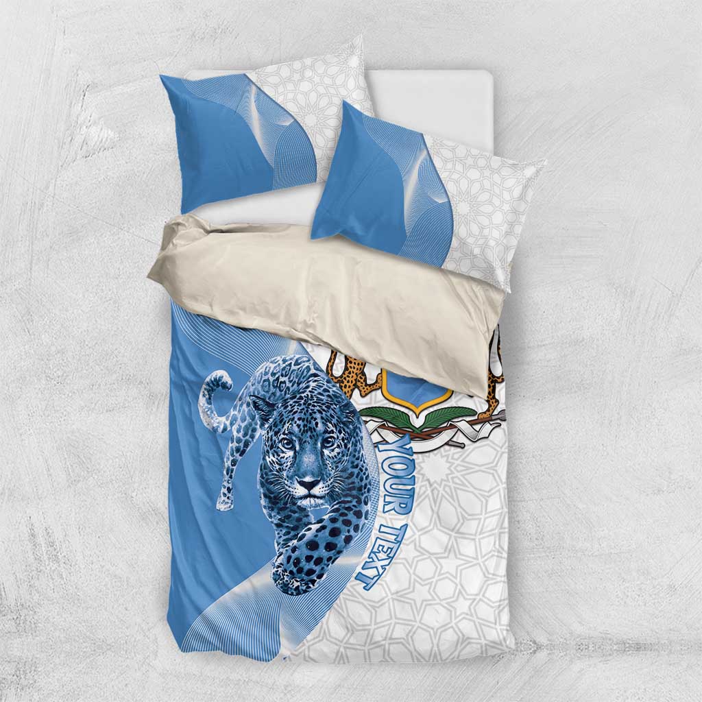 Coat of arms of Soomaaliya Bedding Set Leopard Skin mix Islamic Pattern LT15