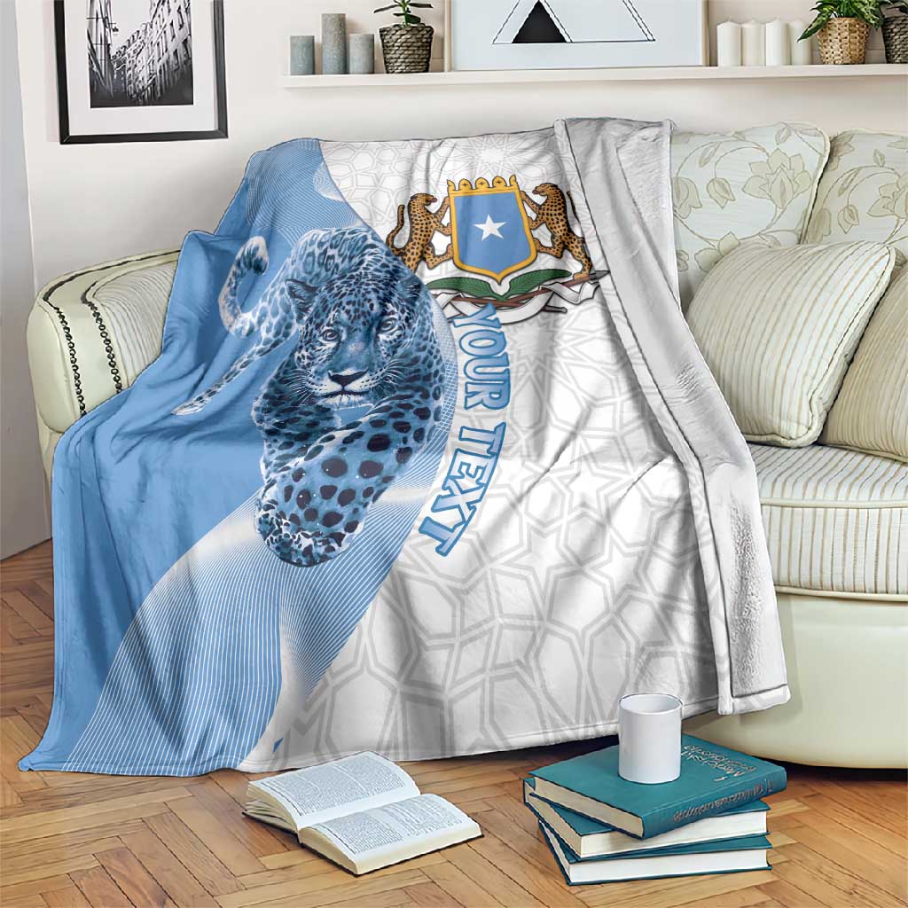 Coat of arms of Soomaaliya Blanket Leopard Skin mix Islamic Pattern LT15