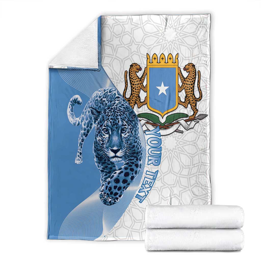 Coat of arms of Soomaaliya Blanket Leopard Skin mix Islamic Pattern LT15