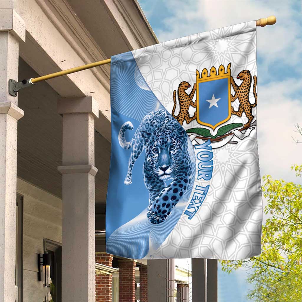 Coat of arms of Soomaaliya Garden Flag Leopard Skin mix Islamic Pattern LT15