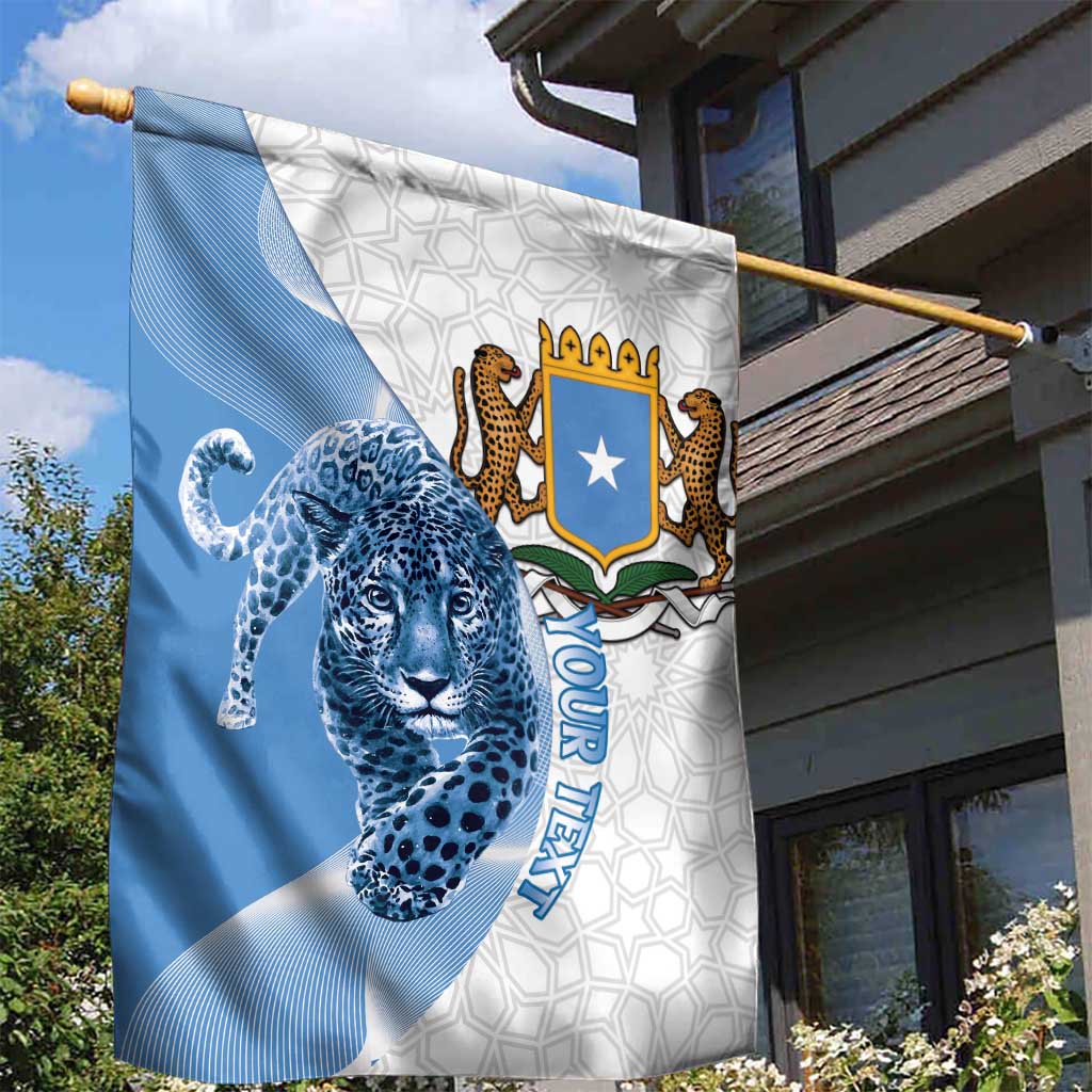 Coat of arms of Soomaaliya Garden Flag Leopard Skin mix Islamic Pattern LT15