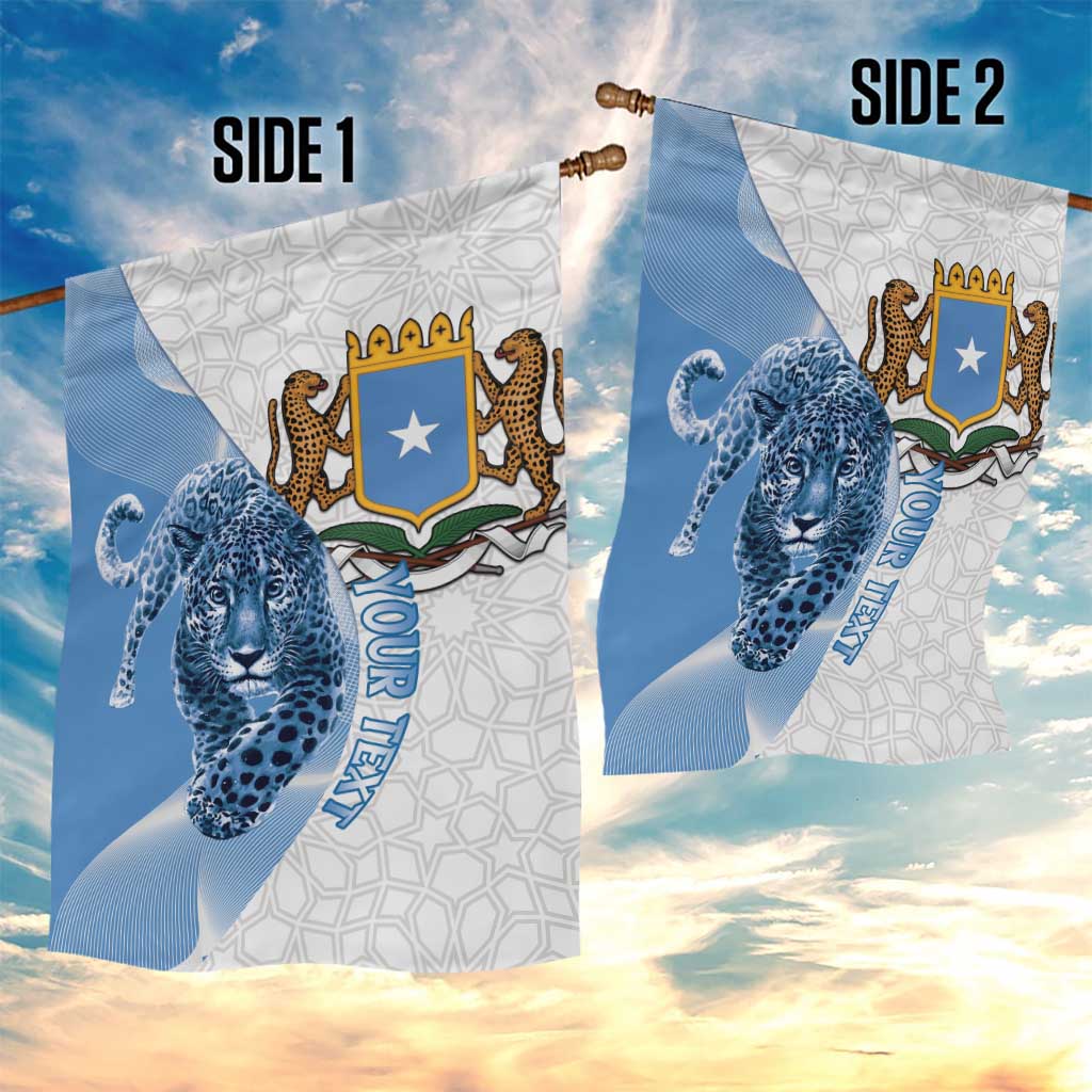 Coat of arms of Soomaaliya Garden Flag Leopard Skin mix Islamic Pattern LT15