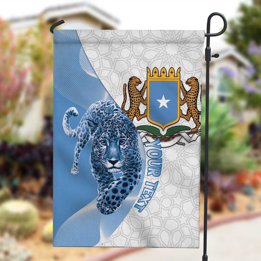 Coat of arms of Soomaaliya Garden Flag Leopard Skin mix Islamic Pattern LT15