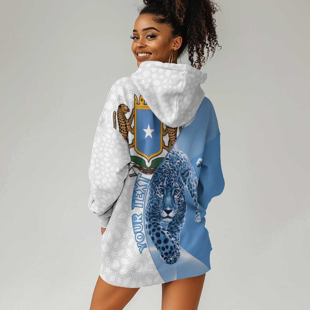 Coat of arms of Soomaaliya Hoodie Dress Leopard Skin mix Islamic Pattern LT15