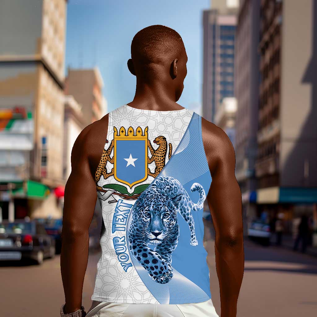 Coat of arms of Soomaaliya Men Tank Top Leopard Skin mix Islamic Pattern LT15