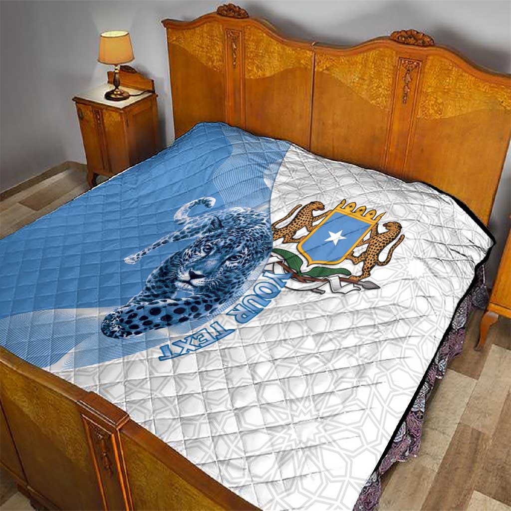 Coat of arms of Soomaaliya Quilt Leopard Skin mix Islamic Pattern LT15