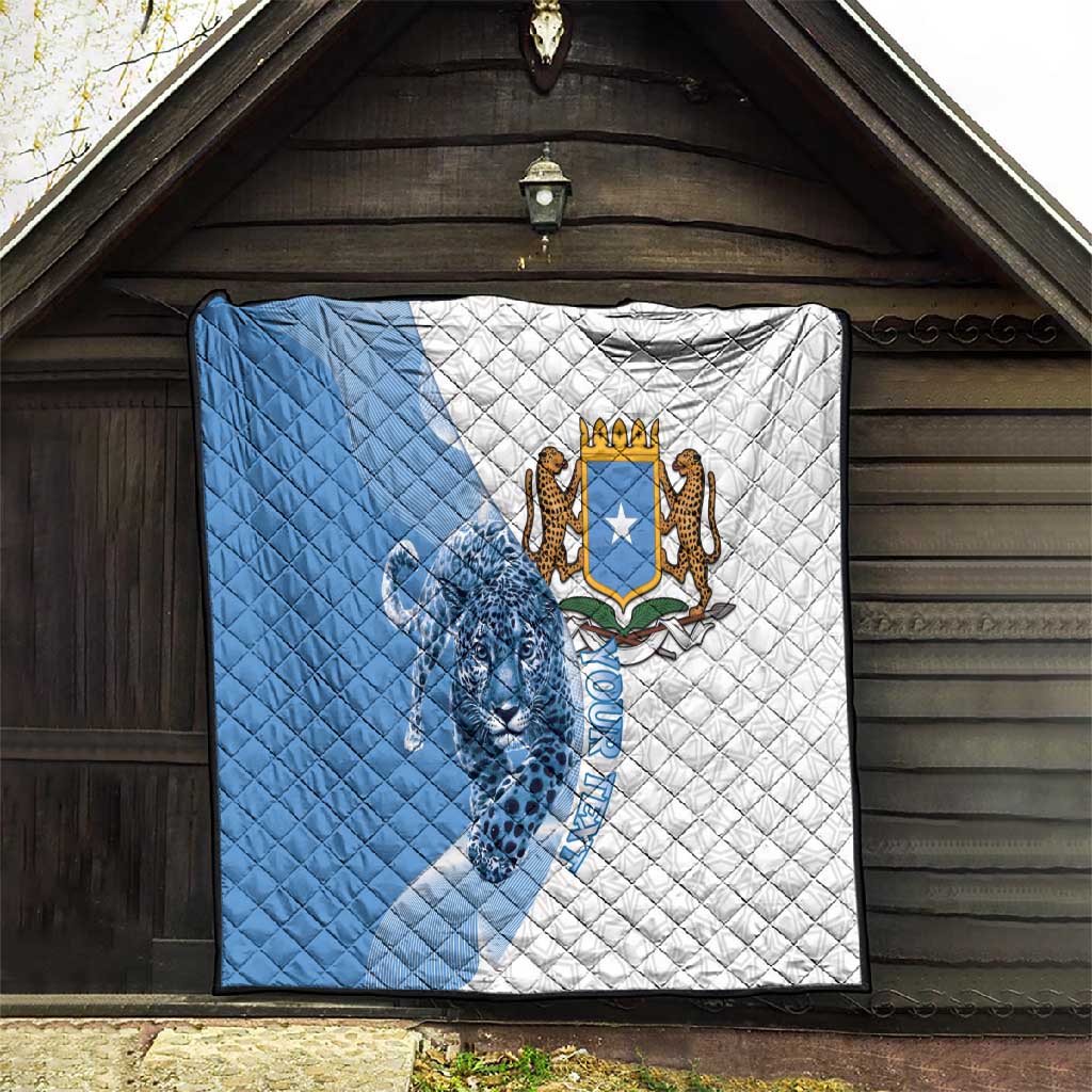 Coat of arms of Soomaaliya Quilt Leopard Skin mix Islamic Pattern LT15