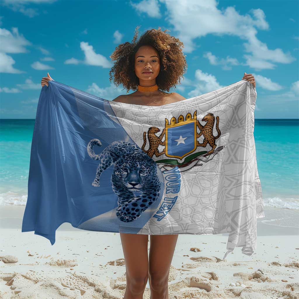 Coat of arms of Soomaaliya Sarong Leopard Skin mix Islamic Pattern LT15