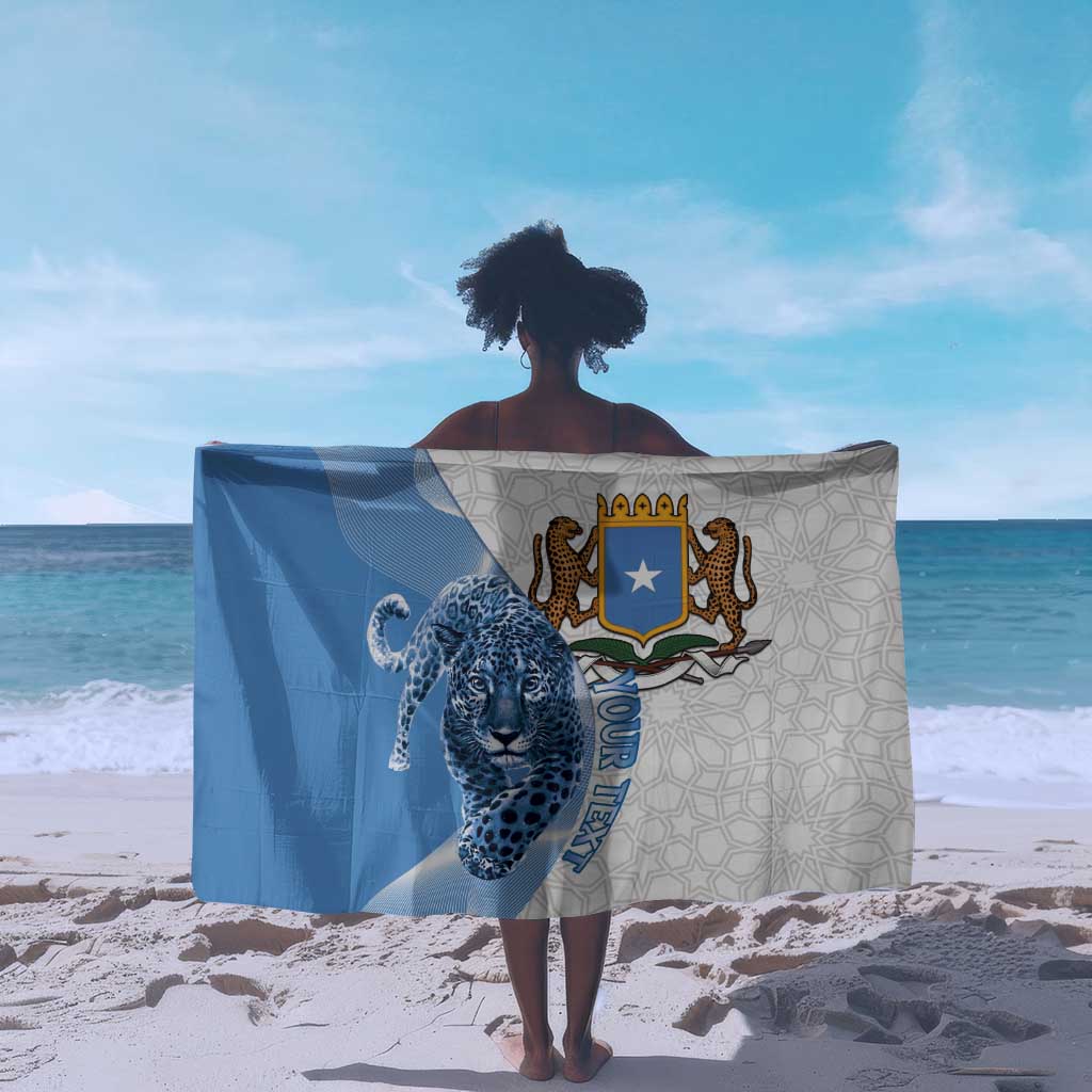 Coat of arms of Soomaaliya Sarong Leopard Skin mix Islamic Pattern LT15