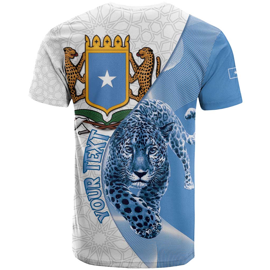 Coat of arms of Soomaaliya T shirt Leopard Skin mix Islamic Pattern LT15