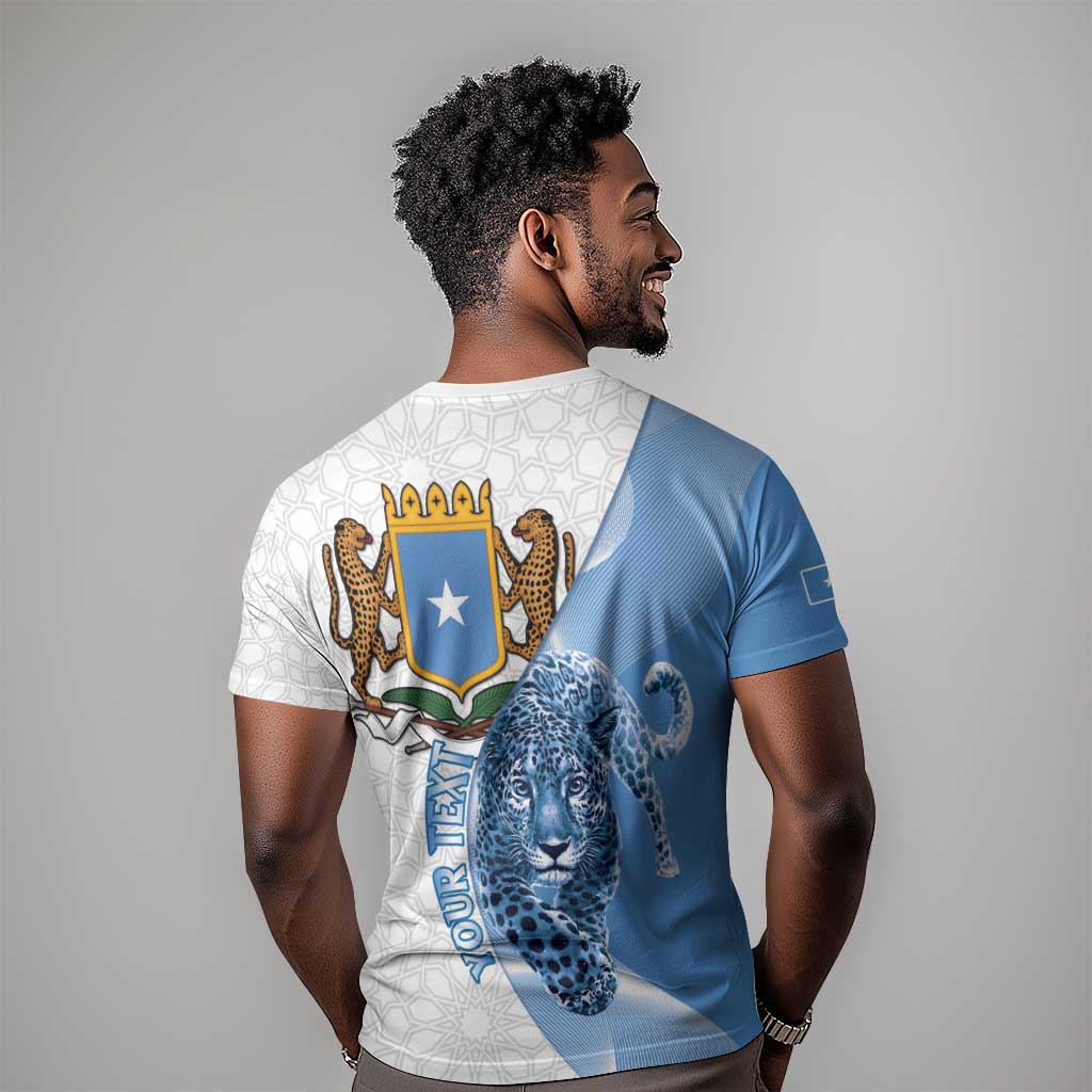 Coat of arms of Soomaaliya T shirt Leopard Skin mix Islamic Pattern LT15