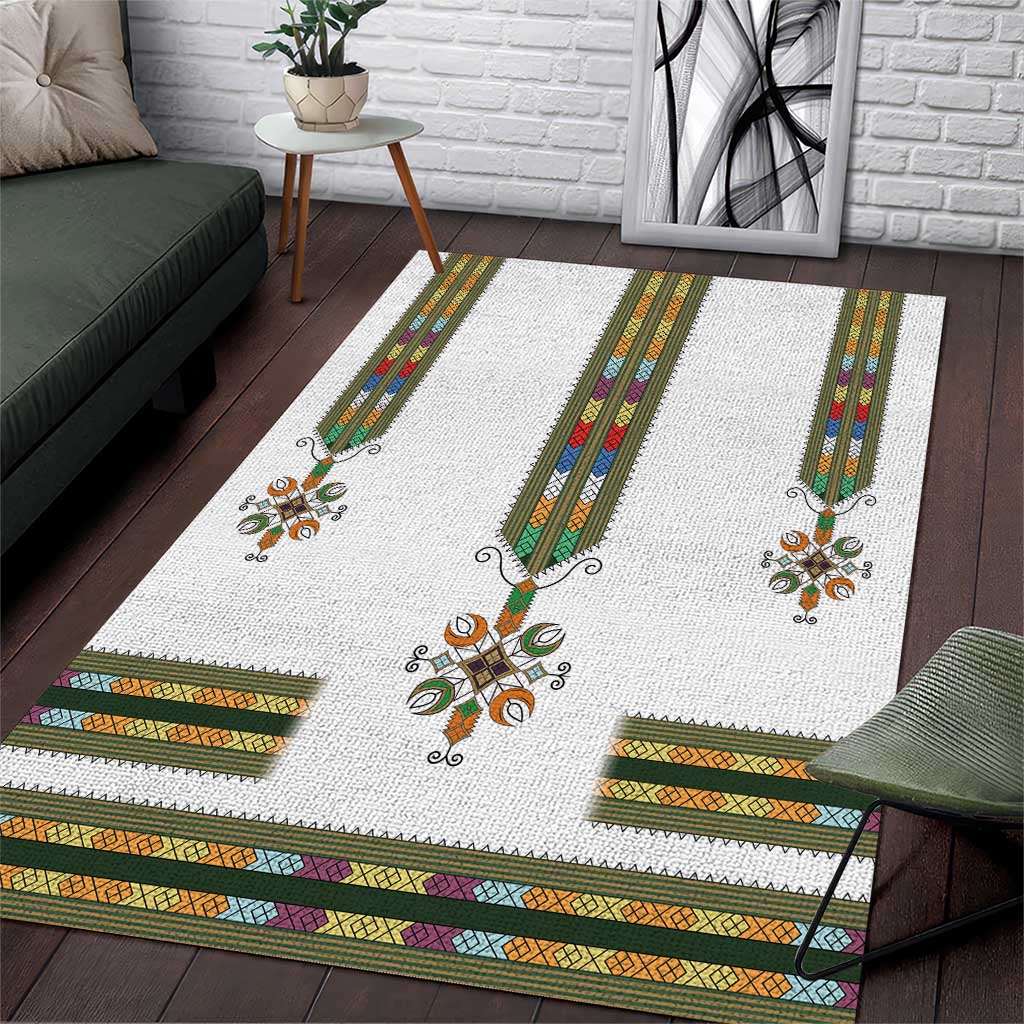 Ethiopia Area Rug Ethiopian Traditional Habesha Style LT15