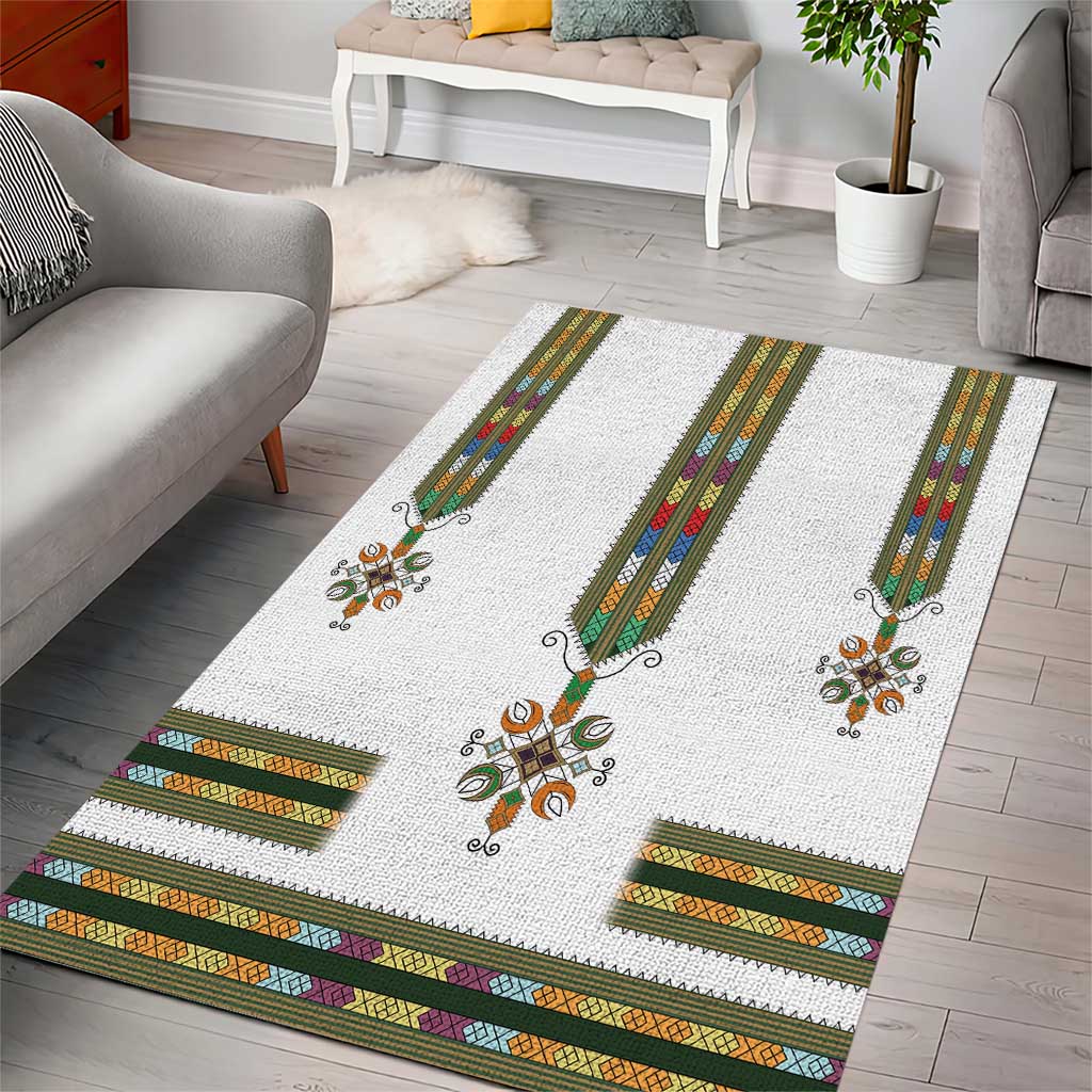 Ethiopia Area Rug Ethiopian Traditional Habesha Style LT15