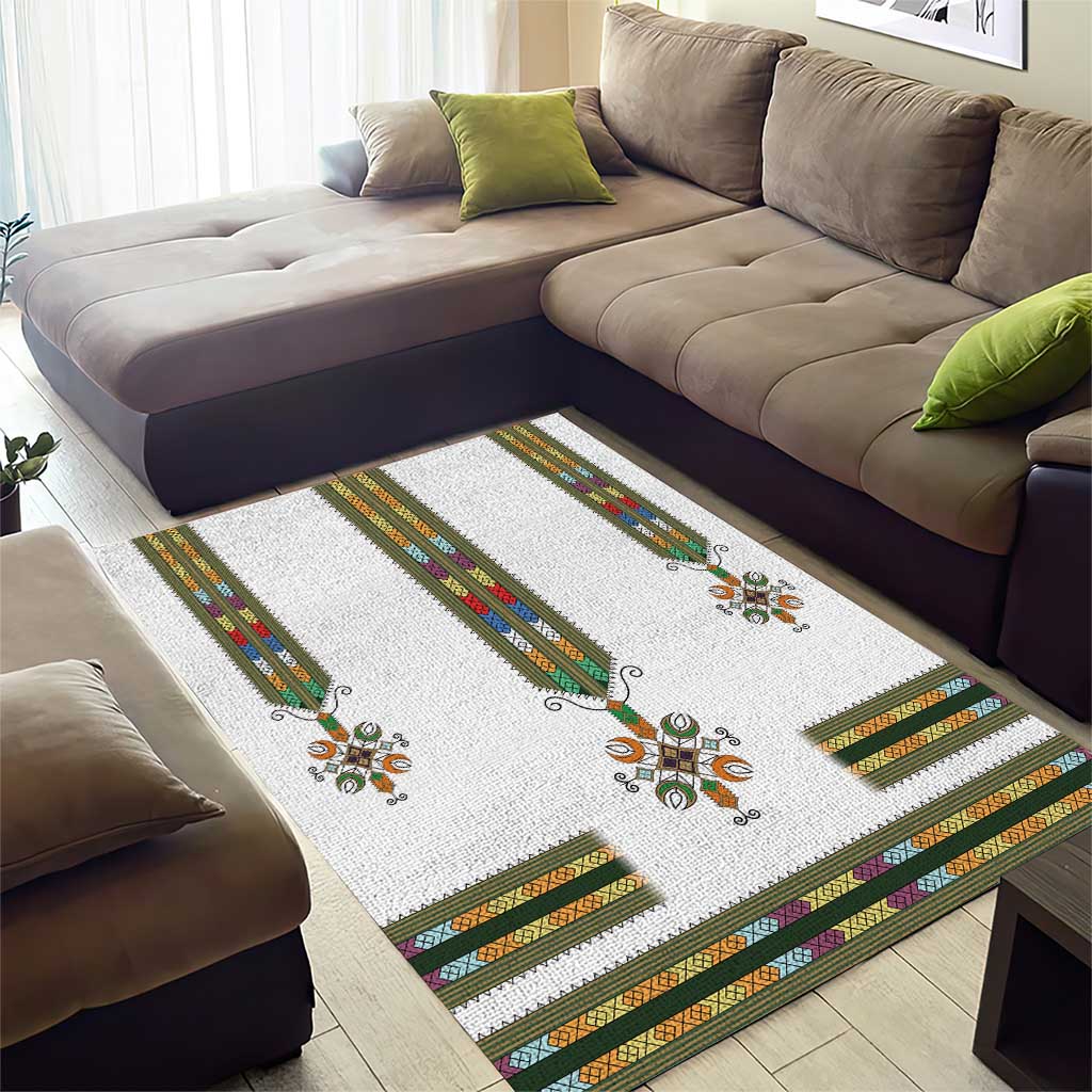 Ethiopia Area Rug Ethiopian Traditional Habesha Style LT15