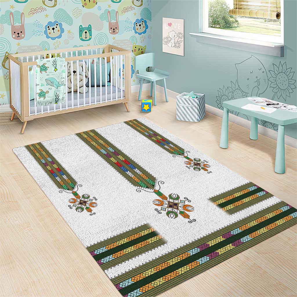 Ethiopia Area Rug Ethiopian Traditional Habesha Style LT15