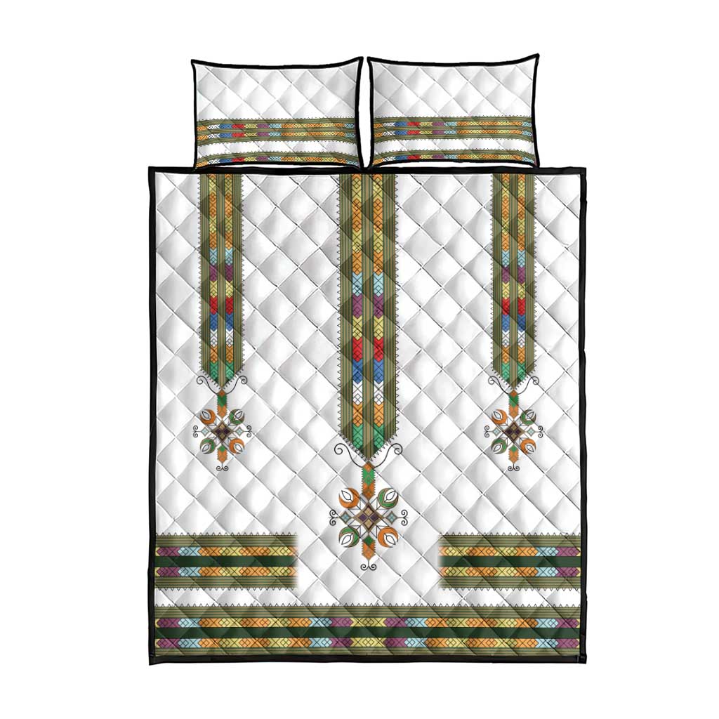 Ethiopia Quilt Bed Set Ethiopian Traditional Habesha Style LT15