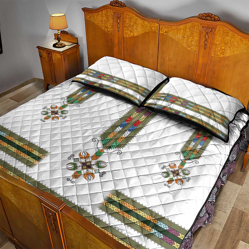 Ethiopia Quilt Bed Set Ethiopian Traditional Habesha Style LT15