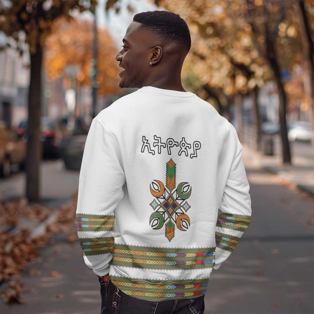 Ethiopia Sweatshirt Ethiopian Traditional Habesha Style LT15