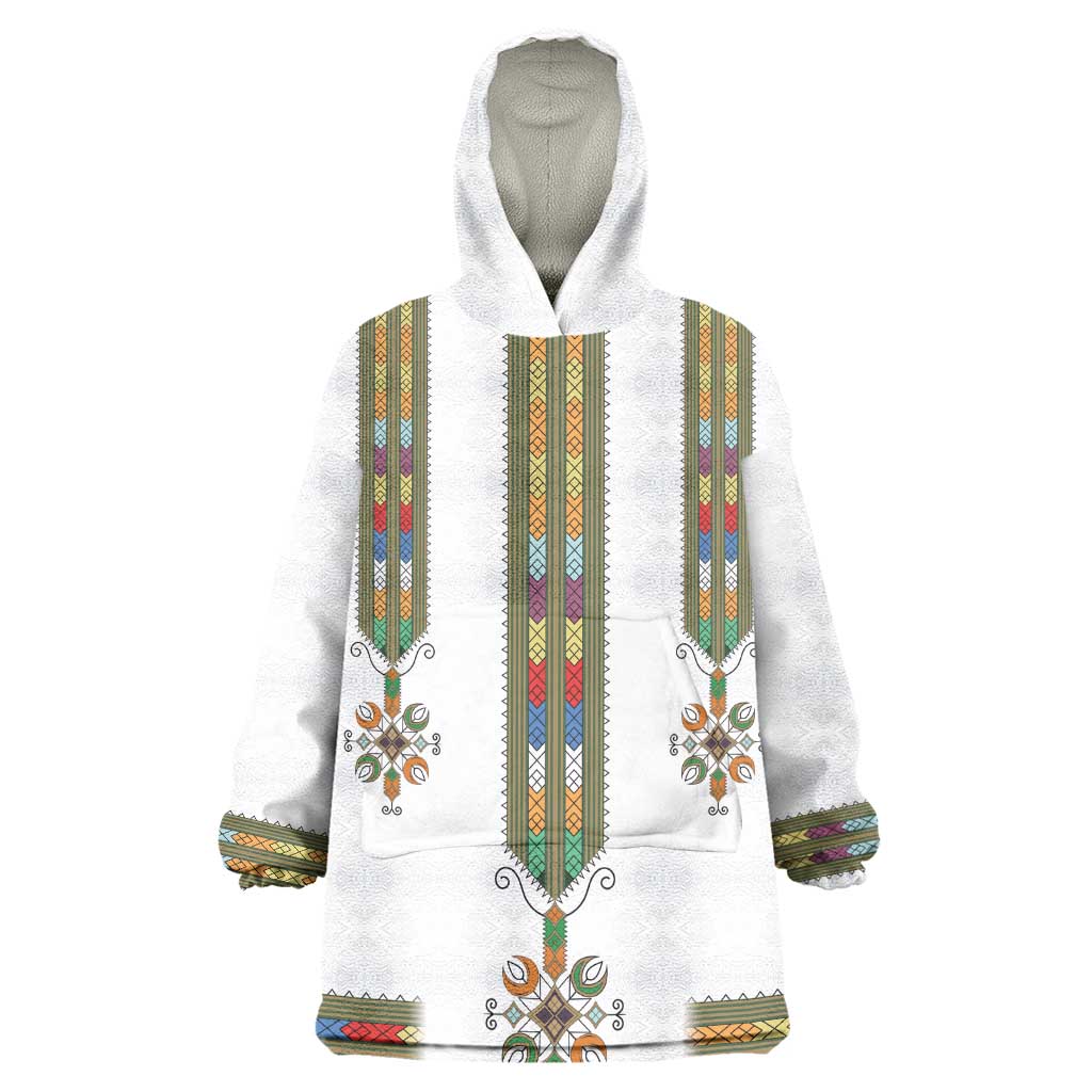 Ethiopia Wearable Blanket Hoodie Ethiopian Traditional Habesha Style LT15