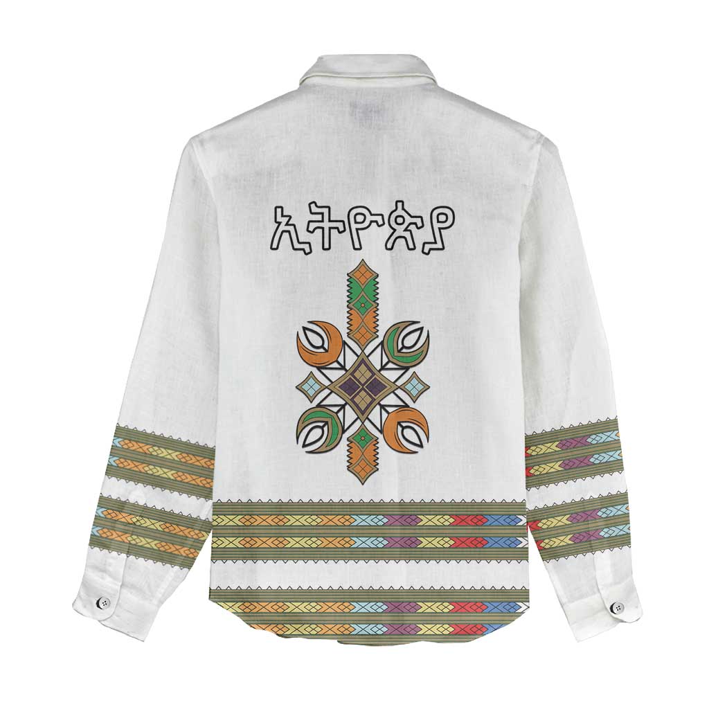 Ethiopia Women Casual Shirt Ethiopian Traditional Habesha Style LT15