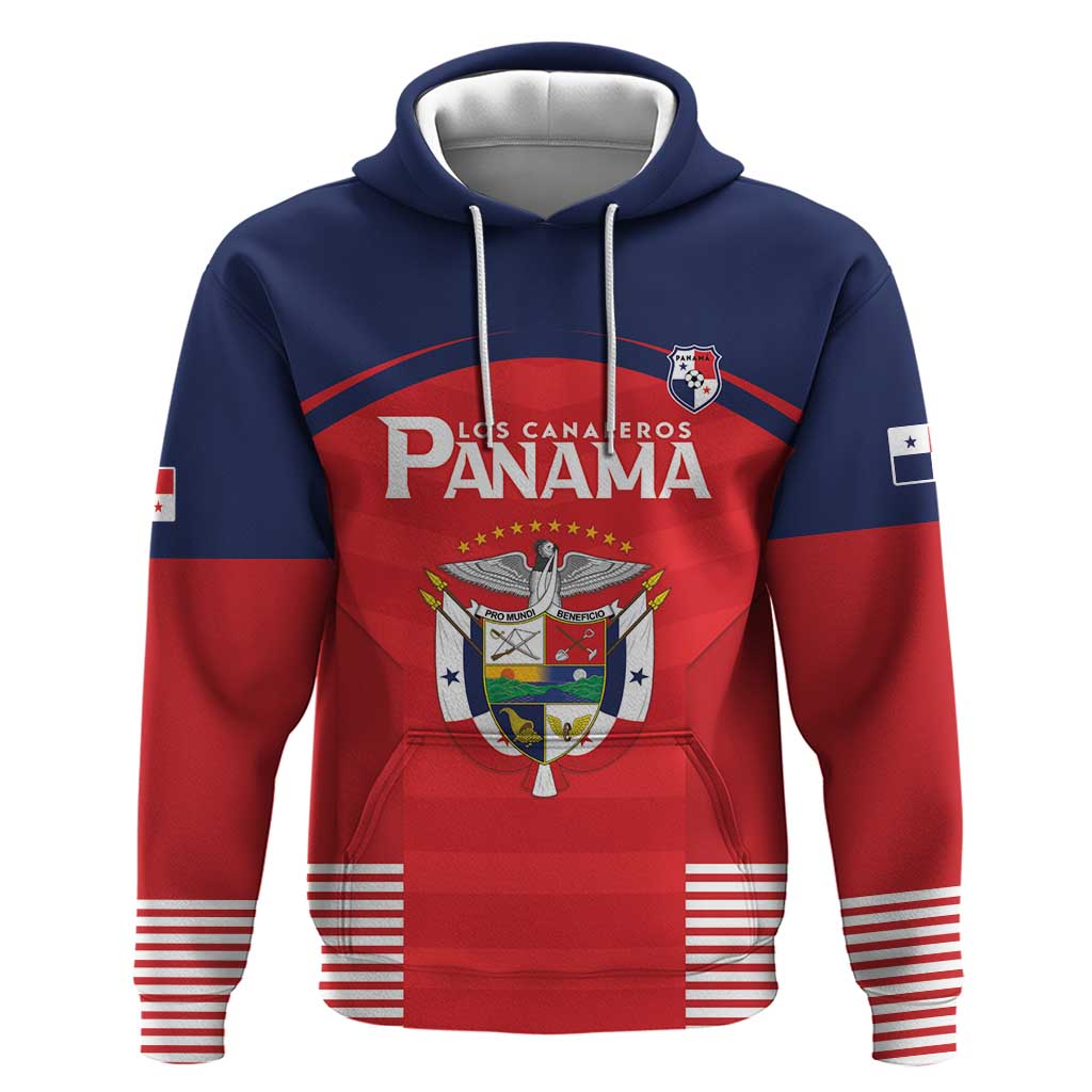 Custom Panama Football Hoodie Go Los Canaleros Go LT15