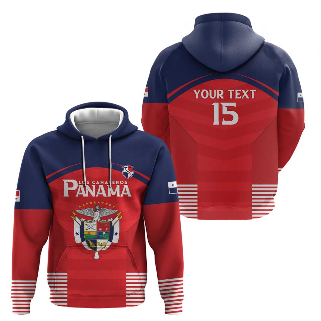 Custom Panama Football Hoodie Go Los Canaleros Go LT15