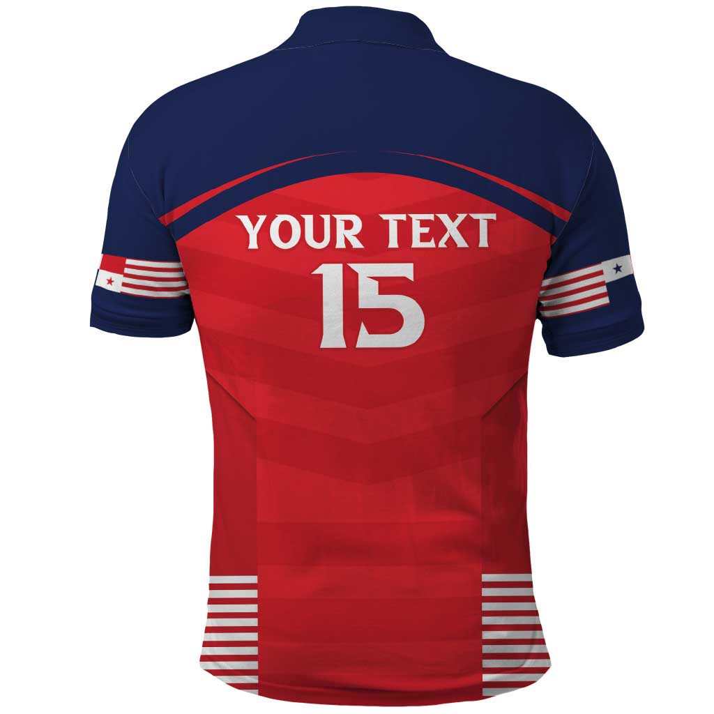 Custom Panama Football Polo Shirt Go Los Canaleros Go LT15