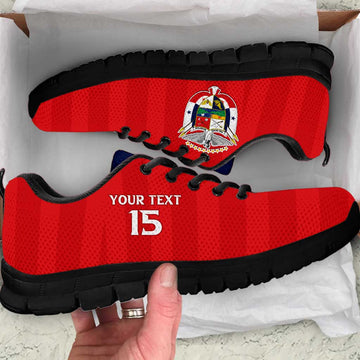 Custom Panama Football Sneakers Go Los Canaleros Go LT15