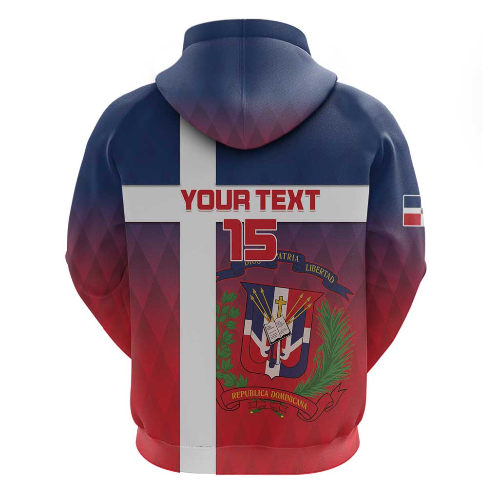 Custom Dominican Republic Football Hoodie Come On Los Quisqueyanos LT15