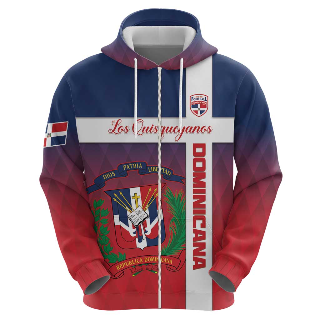 Custom Dominican Republic Football Hoodie Come On Los Quisqueyanos LT15