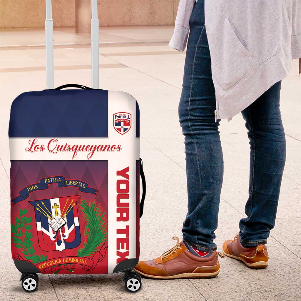 Custom Dominican Republic Football Luggage Cover Come On Los Quisqueyanos LT15