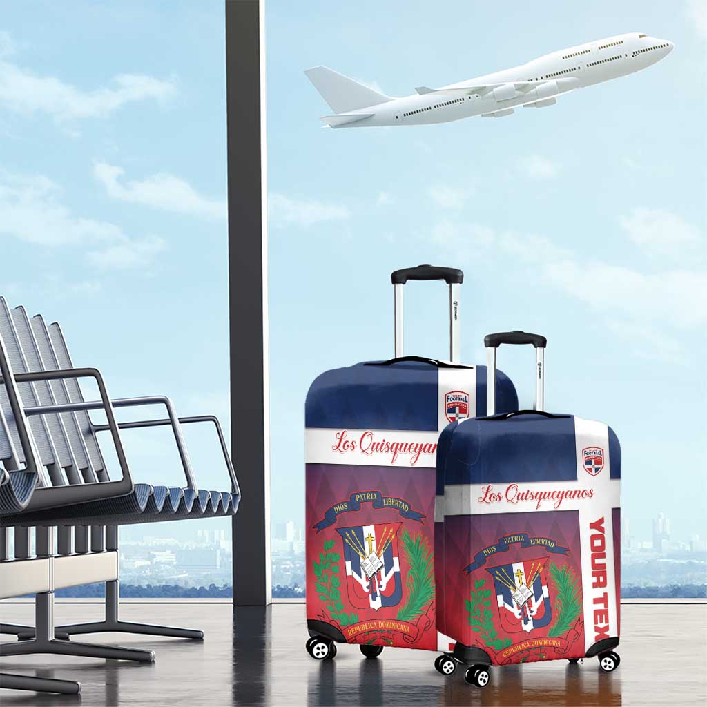 Custom Dominican Republic Football Luggage Cover Come On Los Quisqueyanos LT15