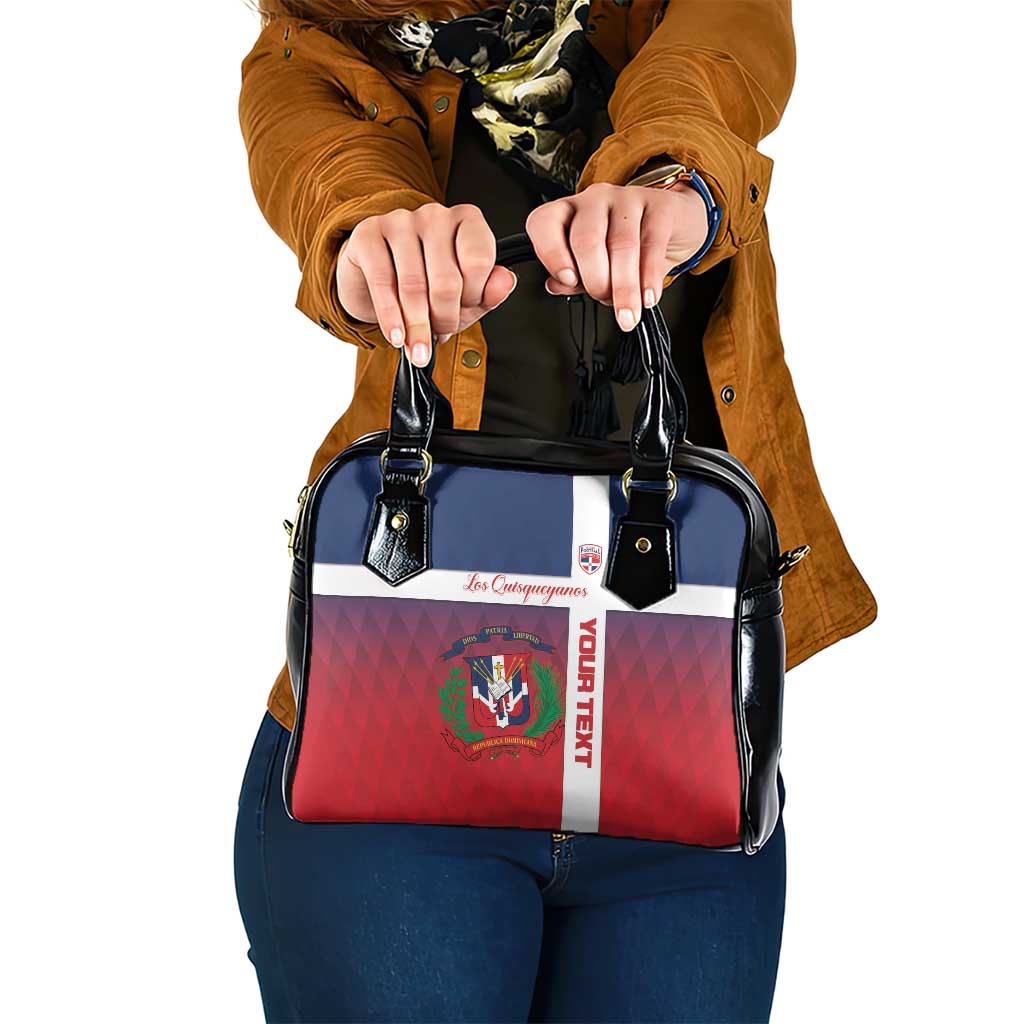 Custom Dominican Republic Football Shoulder Handbag Come On Los Quisqueyanos LT15
