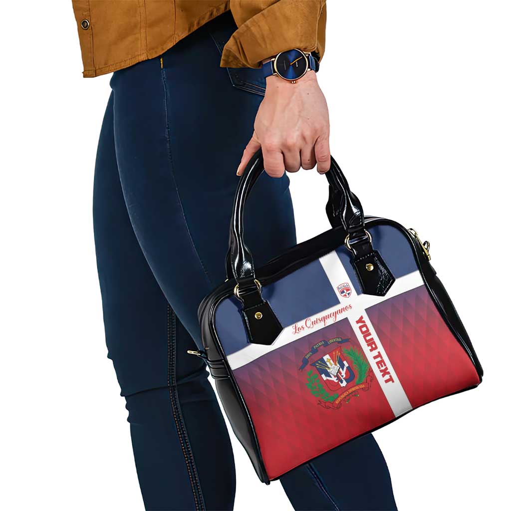 Custom Dominican Republic Football Shoulder Handbag Come On Los Quisqueyanos LT15