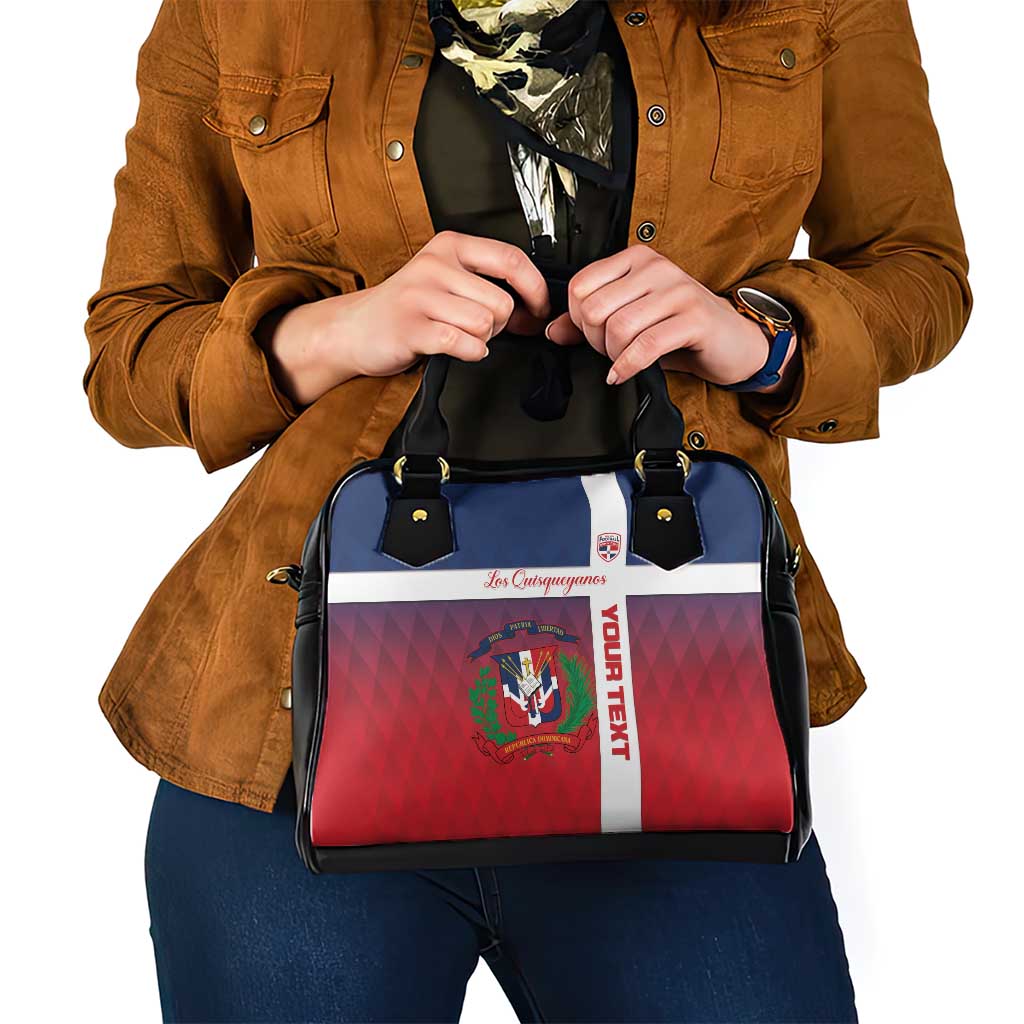 Custom Dominican Republic Football Shoulder Handbag Come On Los Quisqueyanos LT15