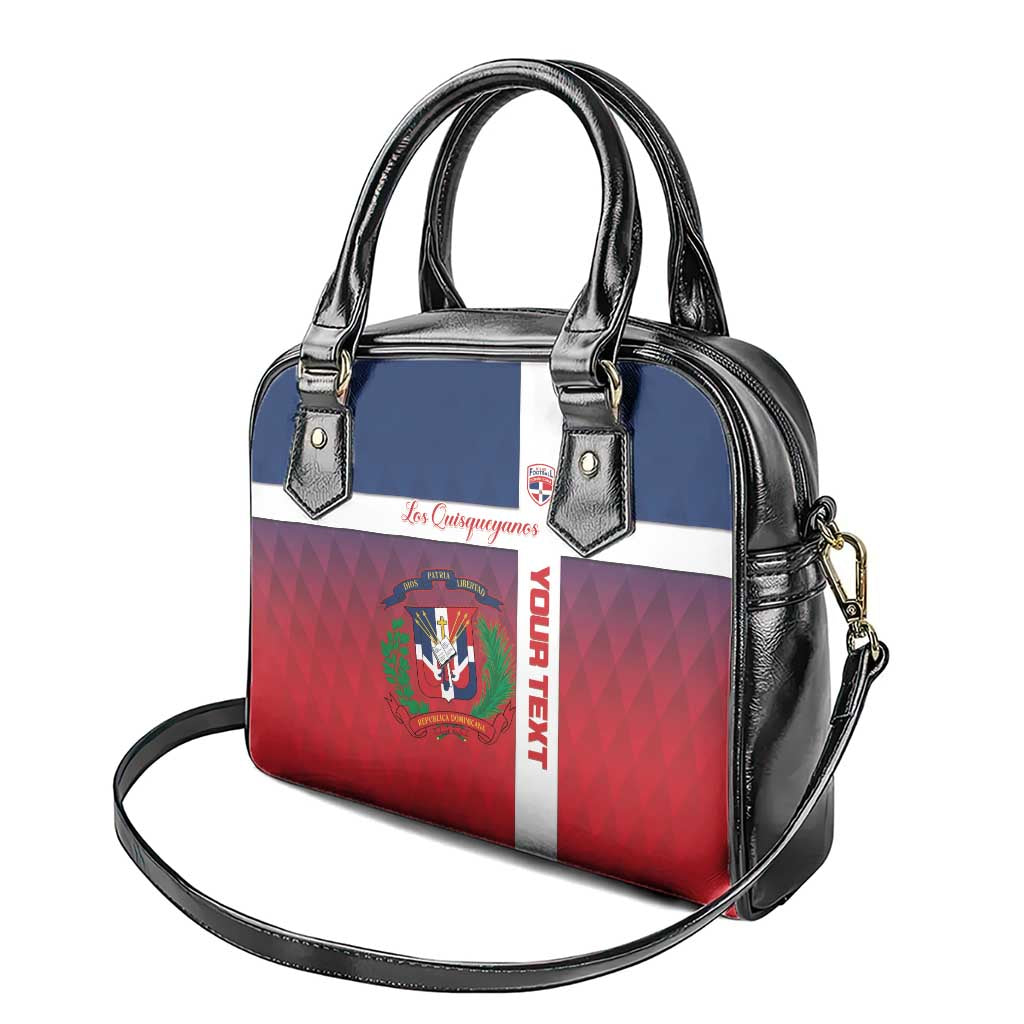 Custom Dominican Republic Football Shoulder Handbag Come On Los Quisqueyanos LT15