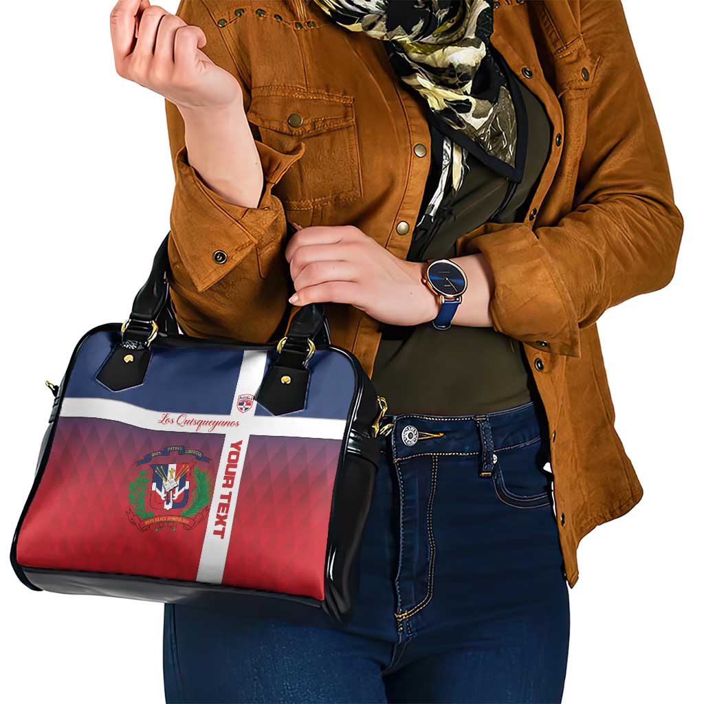 Custom Dominican Republic Football Shoulder Handbag Come On Los Quisqueyanos LT15