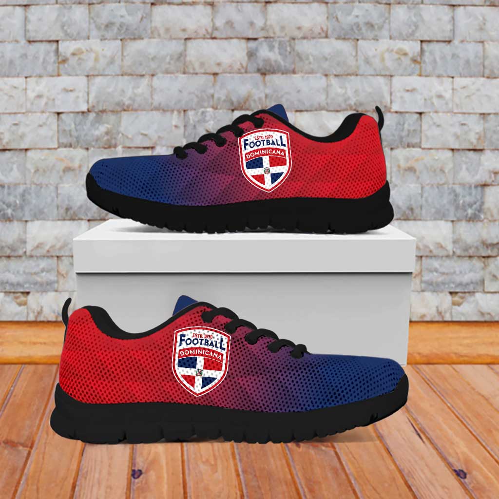 Personalised Dominican Republic Football Sneakers Come On Los Quisqueyanos LT15