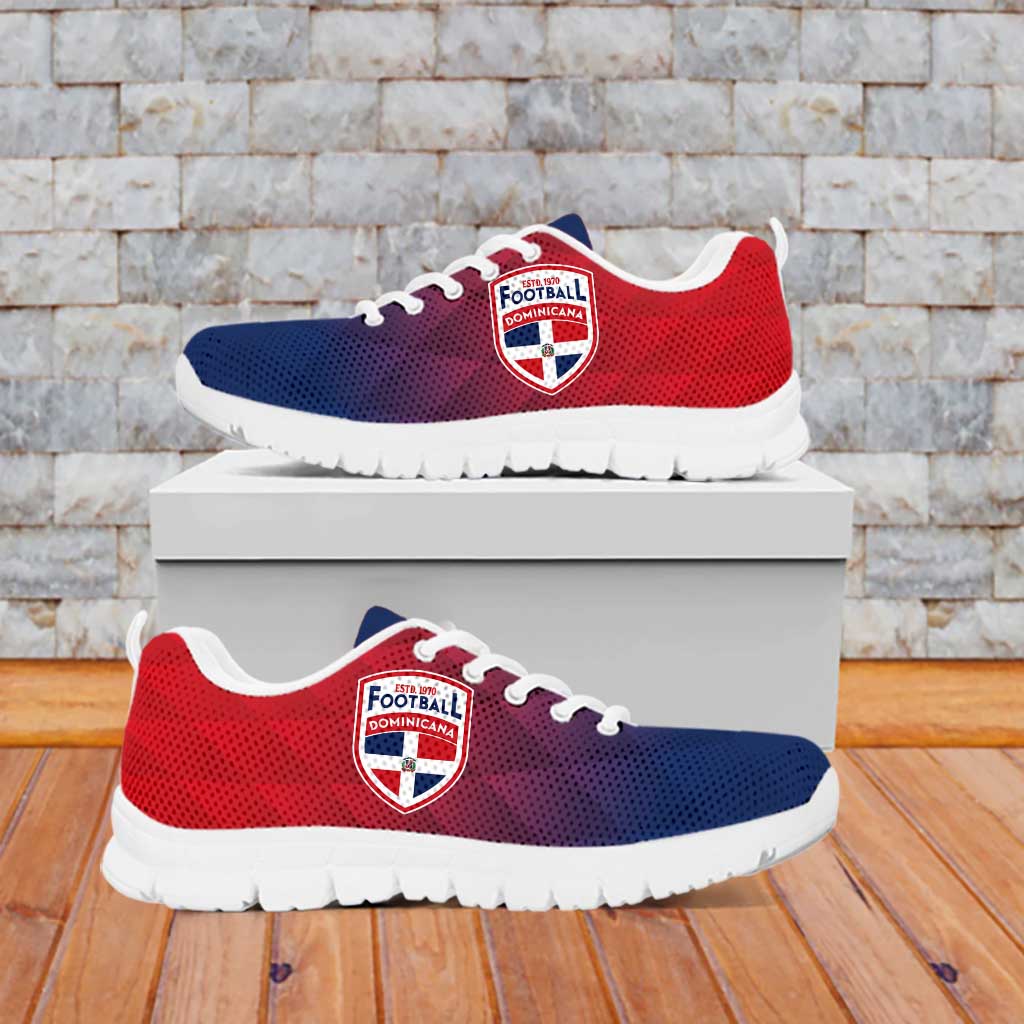 Personalised Dominican Republic Football Sneakers Come On Los Quisqueyanos LT15